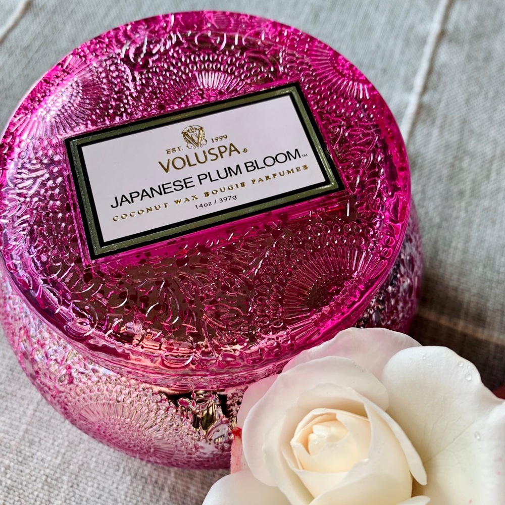 Voluspa Japanese Plum Bloom Chawan Bowl Candle
